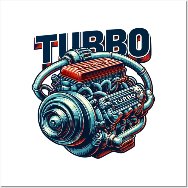 Turbo Engine Wall Art by Vehicles-Art